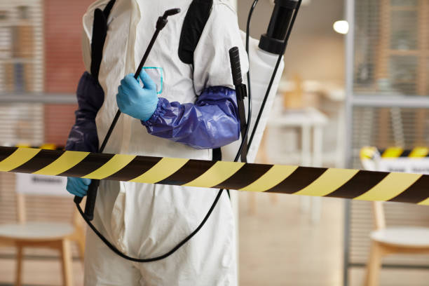 Professional Biohazard technician working in Pembroke, MA